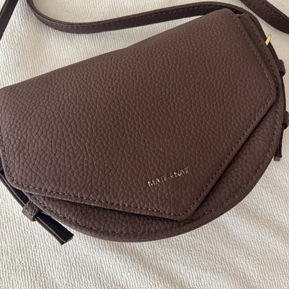 Matt & Nat Chocolate Crossbody Bag